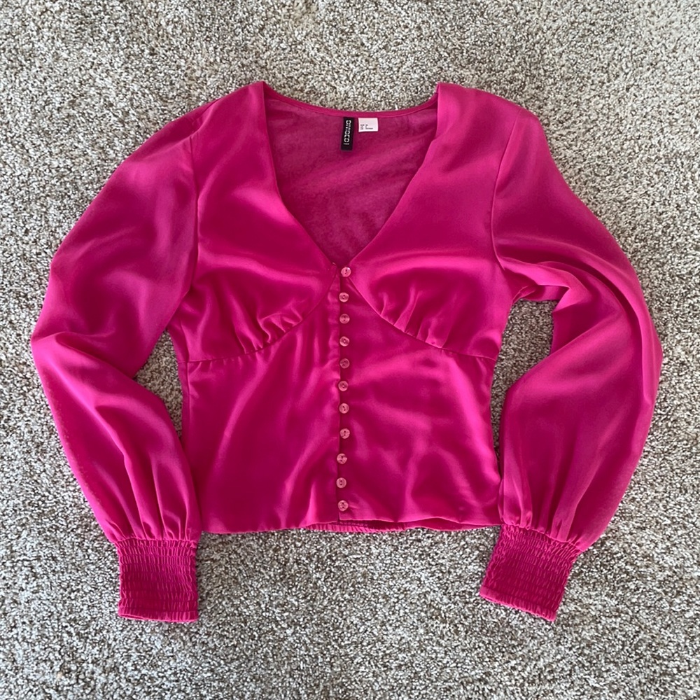 Pink size small h&m blouse